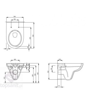 Унитаз Kolo Nova Pro Rimfree M33120000