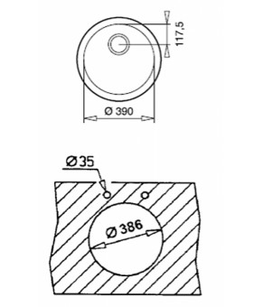Кухонная мойка Teka BE 39 (10125006)