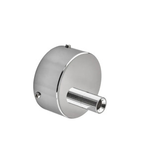 Чашка декоративна Mixxus TCC-01 CHROME (кругла) для маскування кабелю (колір хром) (MI6637)