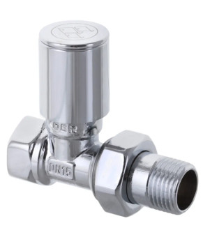 Кран для полотенцесушителя Koer KR.532 1/2" прямой (2 шт. в комплекте) (KR3074)
