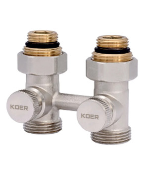 Вузол нижнього підключення радіатора прямий 3/4'' Koer KR.1131 (KR2815)