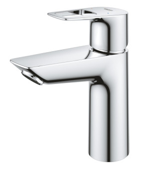 Одноважільний змішувач для раковини M-Size Grohe BauLoop New з нажимним донним клапаном (23886001)