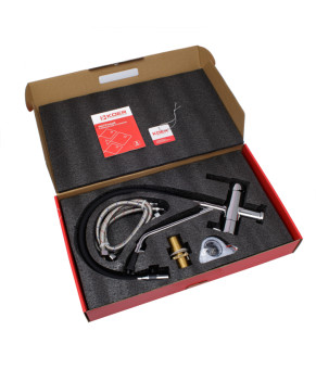 Кухонный смеситель KOER KB-72006-01 с силиконовым изливом и выходом для питьевой воды (KR3379)