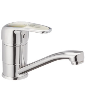 Змішувач для умивальника Haiba Magic 555 (15 см) з сіркою ручкою (HB0670)