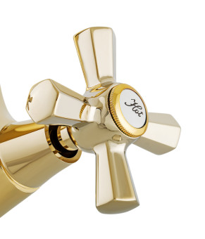 Смеситель для умывальника Mixxus Premium Retro Gold-161 (MI5848)