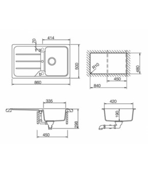 Кухонная мойка Teka Simpla 45-TG 40144512