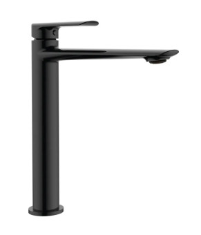 Смеситель для умывальника Koer KB-11028-05 высокий черный матовый (KR5294)