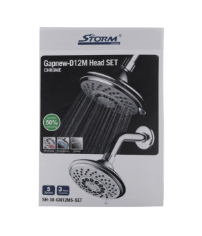 Лійка для душу Storm SH-38-GN12M5-SET (ST0026)