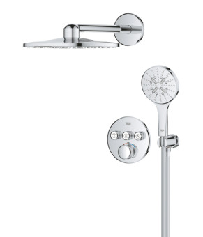 Душова система прихованого монтажу з термостатом Grohe Grohtherm SmartControl (34863000)