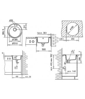 Кухонная мойка Teka Centroval 45 TG 40143216