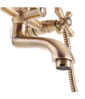Смеситель для ванны Haiba Dominox 142 Euro бронзовый (HB3938)