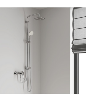Набір для душу з верхнім душем Grohe Eurosmart UA33556003 (33556003+28576000+27541001) (UA33556003)