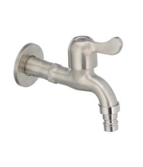 Кран для холодної води 1/2" Mixxus BIB-03 (нерж. сталь) (SS0052)