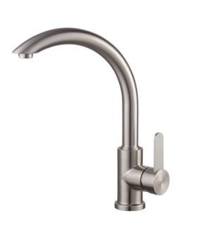 Змішувач для кухні Koer KI-70019-02 (з нерж. сталі) (Колір нерж) (KR4795)