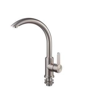 Змішувач для кухні Koer KI-70019-02 (з нерж. сталі) (Колір нерж) (KR4795)