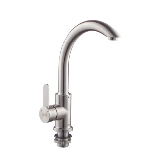 Змішувач для кухні Koer KI-70019-02 (з нерж. сталі) (Колір нерж) (KR4795)