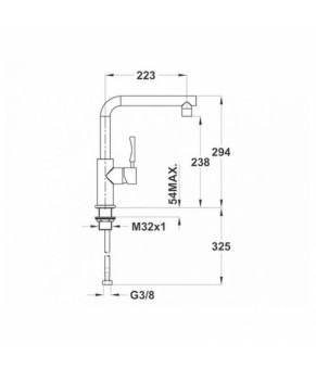 Смеситель Teka Inox H1 (INX 914) 749140210