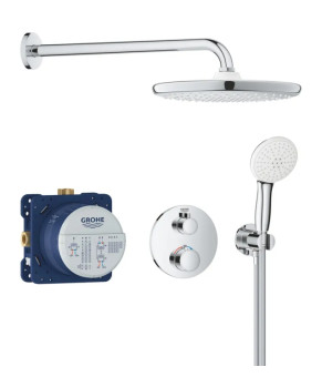 Душова система прихованого монтажу з термостатом Grohe Grohtherm (34872000)