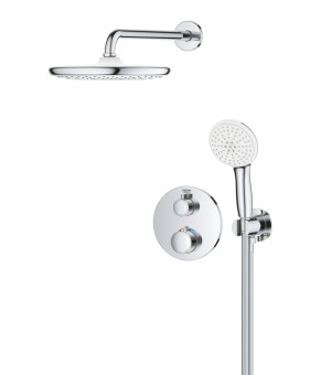 Душова система прихованого монтажу з термостатом Grohe Grohtherm (34872000)