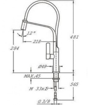Смеситель Teka FO 997 62997020FN