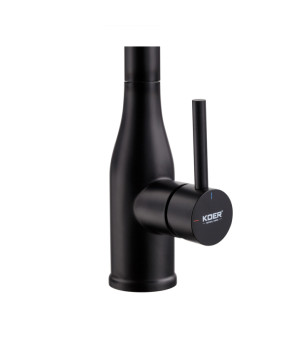 Смеситель для кухни Koer KI-70026-05 с черным силиконовым изливом (KR5210)