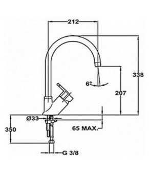 Смеситель Teka Elan H 35911502