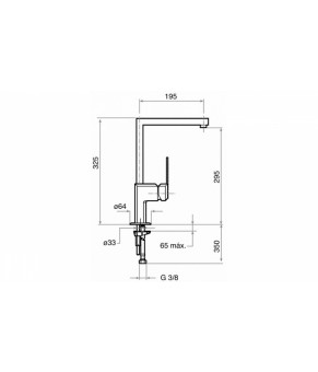  Смеситель Teka Expression H (EXP 995) 389952700