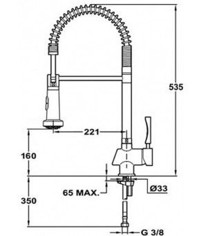 Смеситель Teka Kobe Pro MY1 18161002