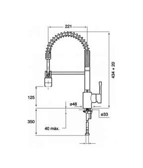 Смеситель Teka Alaior XL Pro 239371200