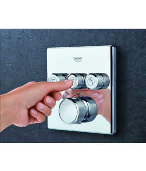Душова система прихованого монтажу з термостатом Grohe Grohtherm SmartControl New Tempesta 250 (UA2