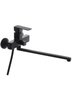 Змішувач для ванни Haiba Kubus 006 Чорний матовий (HB3931)