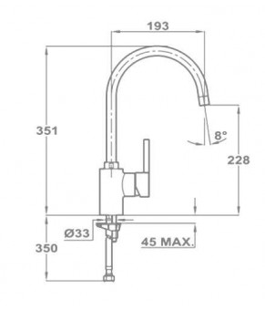 Смеситель Teka Alaior-XL H ARK 915 239151210