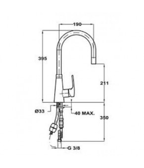 Смеситель Teka Vita HP (VTK 938) 249380210