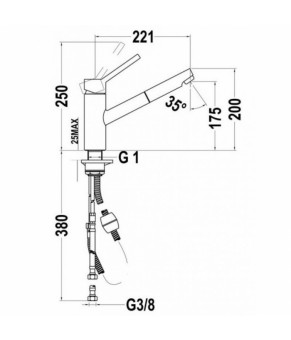 Смеситель Teka Vita LP (VTK 978) 249780210