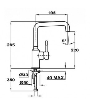 Смеситель Teka Frame H 509150210