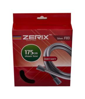 Шланг Zerix Silver.F03 - 175см Упаковка коробка (ZX5685)