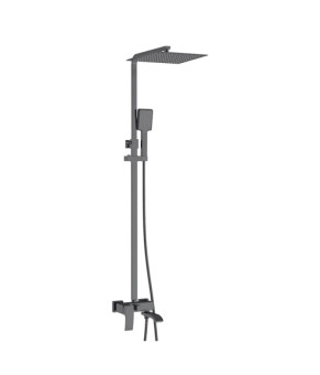 Душевая колонна Koer KB-56007-07, 3 функции (Графит) (KR5160)