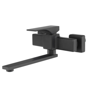 Смеситель для кухни настенный Koer KB-73010-05 (Черный матовый) (KR3491)