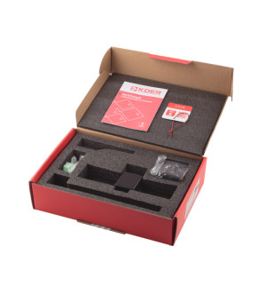 Смеситель для кухни настенный Koer KB-73010-05 (Черный матовый) (KR3491)