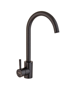 Змішувач для кухні Mixxus SUS-011 Stone Black (нерж. сталь) (MI6209)