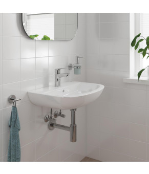Одноважільний змішувач для раковини S-Size Grohe BauLoop New з нажимним донним клапаном (23878001)