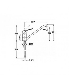 Змішувач Teka MTP 913 46913021S