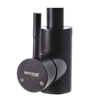 Кухонний змішувач чорний Mixxus SUS 011-2 (SS0003)