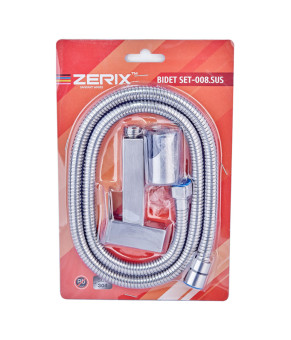 Набір для душу гігієнічного Zerix Bidet SET-008.SUS (нерж. сталь) (ZX4975)