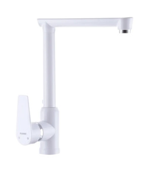 Змішувач для кухні Plamix Mario-017 White (з підведенням) (PM0608)