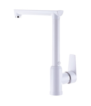 Змішувач для кухні Plamix Mario-017 White (з підведенням) (PM0608)