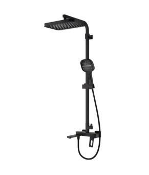 Душевая колонна Koer KB-56031-05, 3 функции, Черный матовый (KR5439)