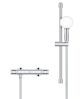 Термостат для душу Grohe Grohtherm 500 з душовим гарнітуром (34796001)