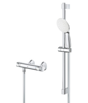 Термостат для душу Grohe Grohtherm 500 з душовим гарнітуром (34796001)