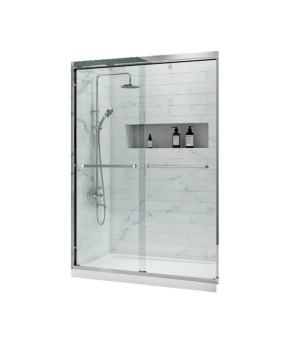 Двери в нишу Koer SR SD03 140x200см прозрачное стекло Easy Clean 8мм, хром (KR5385)